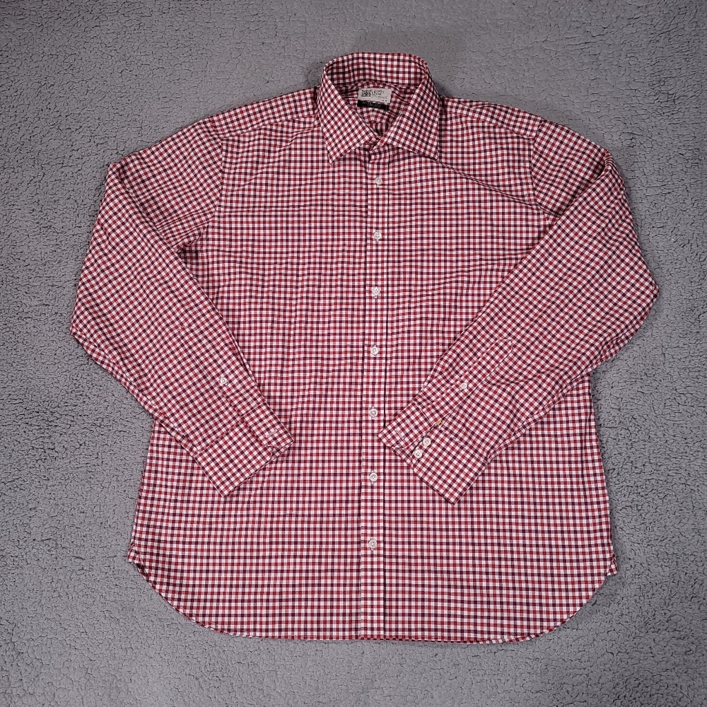 Ashton Shirtings Mens 18 Dress Shirt Lord Collection Long Sleeve Collar Button